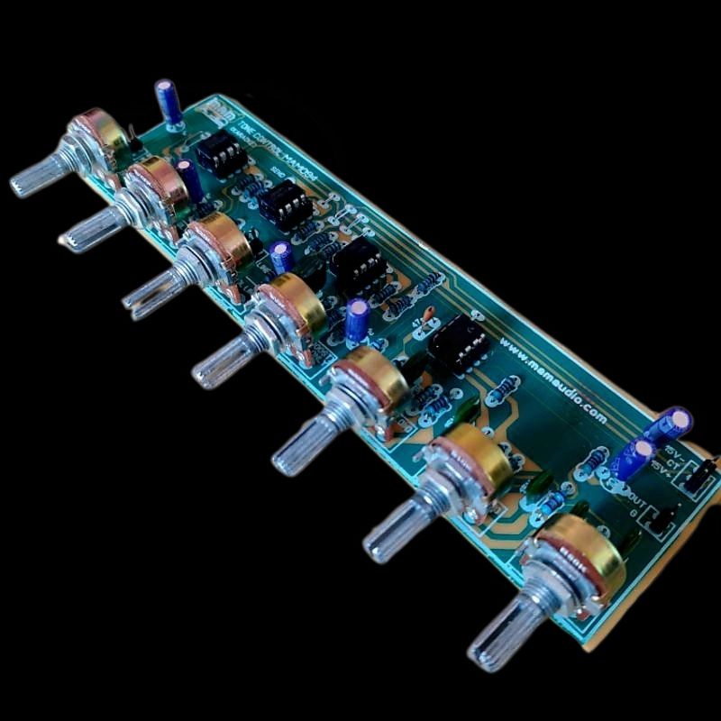 Kit Tonecontrol Karaoke 2 Mic Input, Tone Sub Low Mid Hig, Line Send Retrun