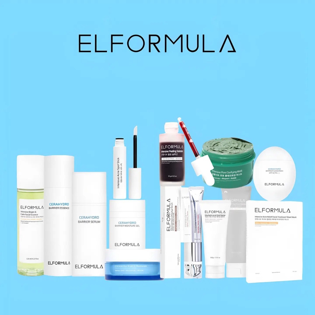 ELFORMULA Clay Mask Eye Cream Peeling Facial Cleanser Day Night Acne