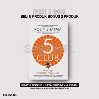 [E-BOOK] THE 5 AM CLUB: BANGUN RUTINITAS PAGI UNTUK LEVEL UP HIDUPMU - ROBIN SHARMA BAHASA INDONESIA & INGGRIS