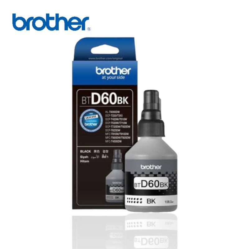 Tinta Brother BTD60BK Original untuk DCP-T310 T510W T710W MFC-T810W DCPMFC-T910DW