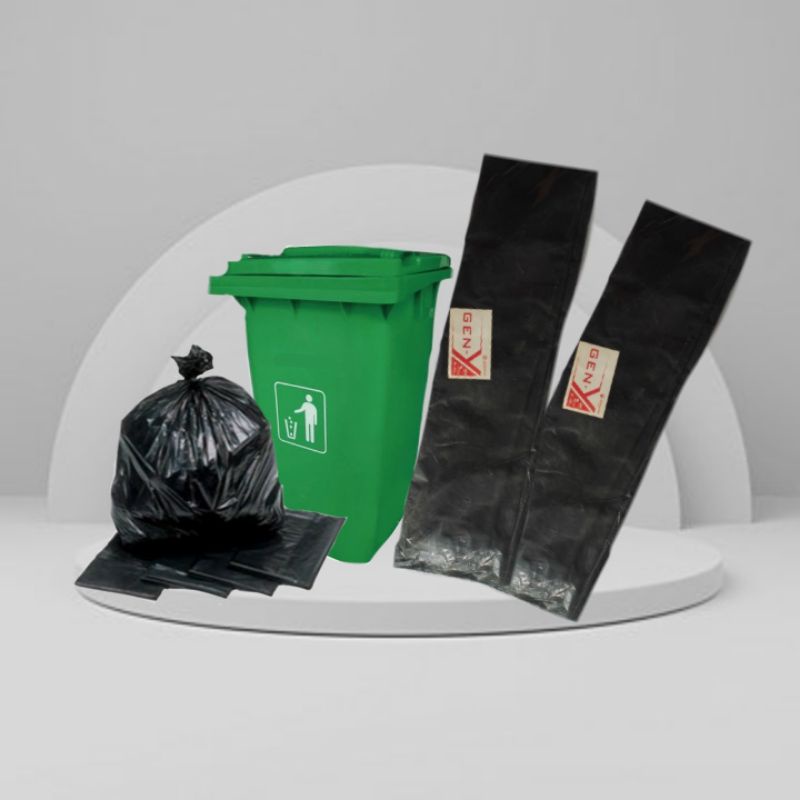 Kantong plastik sampah besar /kantong plastik murah/kantong plastik hitam besar