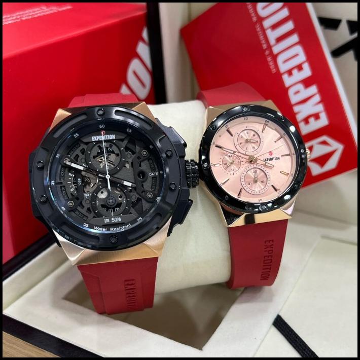 Jam Tangan Couple Expedition 6818 E6818 | Stock Terbatas | Original |