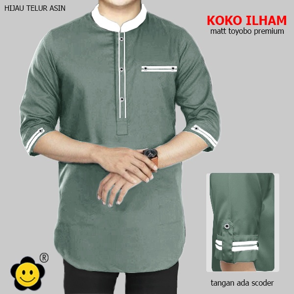 CTN Baju muslim koko ILHAM model terbaru best seller