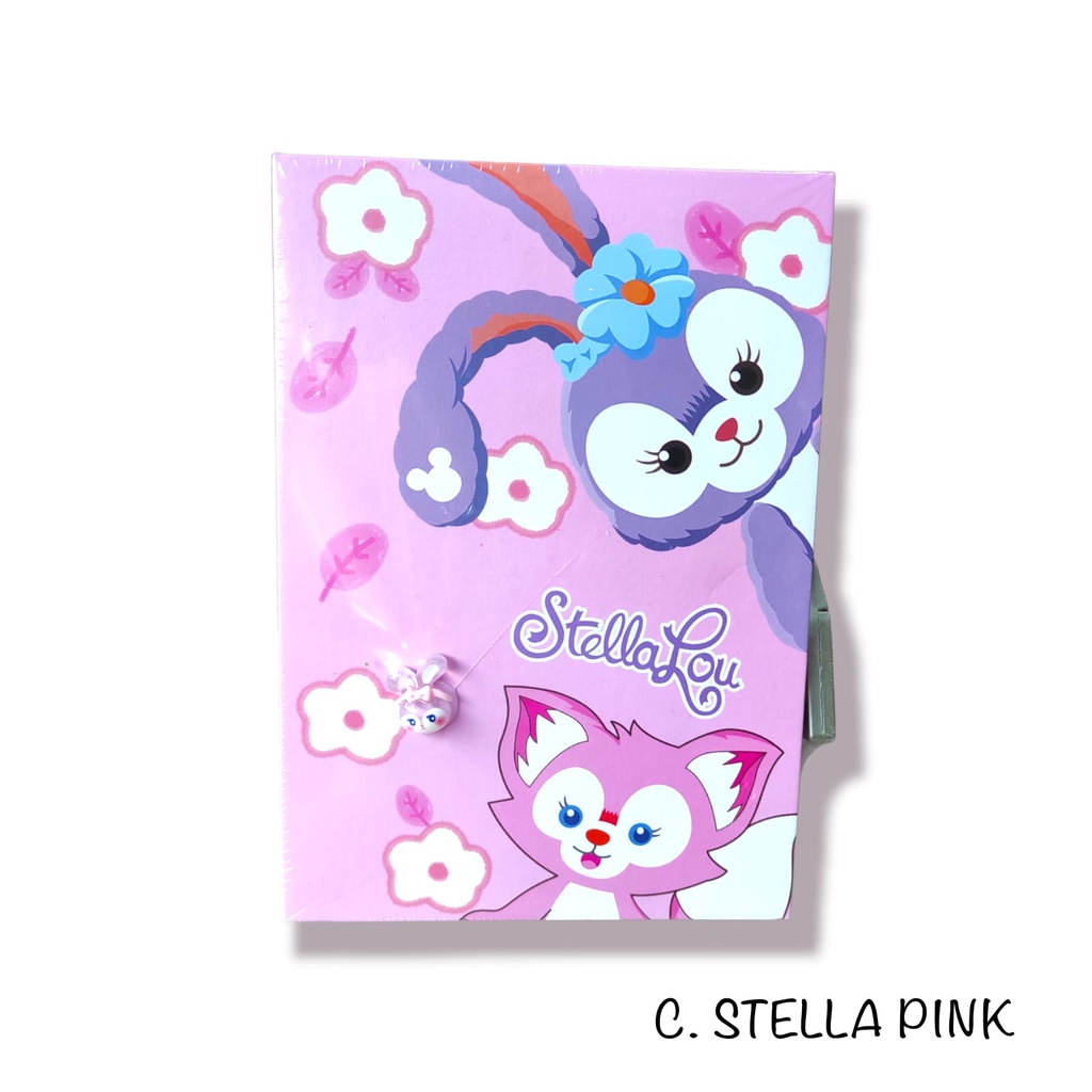 HARDCOVER DIARY LOCK SANRIO DIARY STELLALOU STELLALOU DIARY KUNCI DIARY GEMBOK CATATAN HARIAN LUCU SCRAPBOOK BUKU MEMO MEMO ALBUM BUKU ALBUM DIARY @banyak