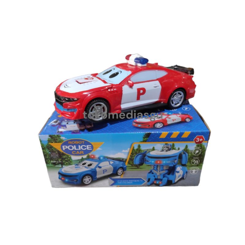 robot police car transform