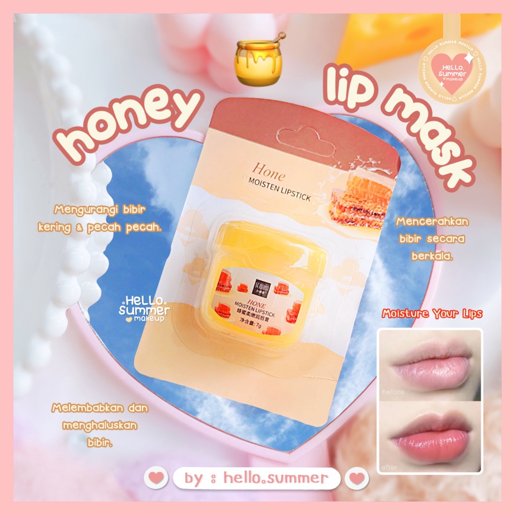 Vaseline Peach 3in1 Lip Balm Lip Theraphy Lip Mask Pelembab Bibir