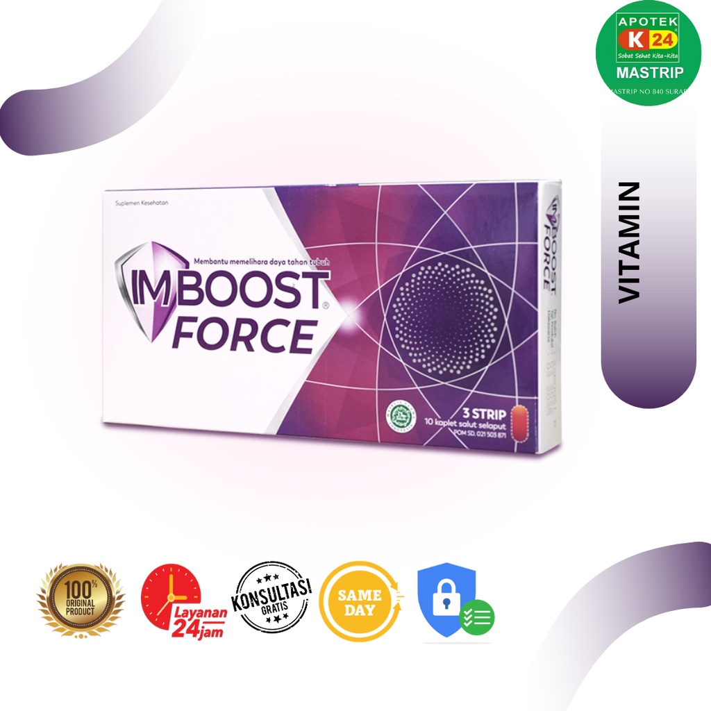IMBOOST FORCE TABLET DAYA TAHAN TUBUH DEWASA 10 TABLET