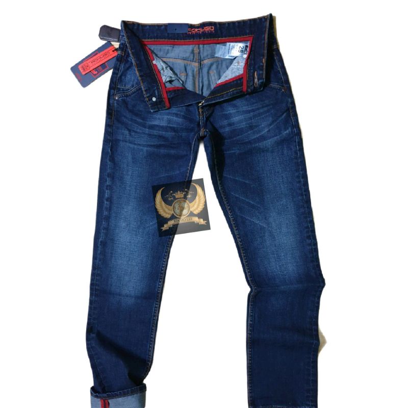 Celana Panjang Lepis Denim Jeans Standar Reguler Fit Merk Adhugo / AdLuis Original Premium Distro Celana Panjang Cowo Dewasa Laki Jeans Lepis Denim Adhugo Model Lions Standar Jumbo