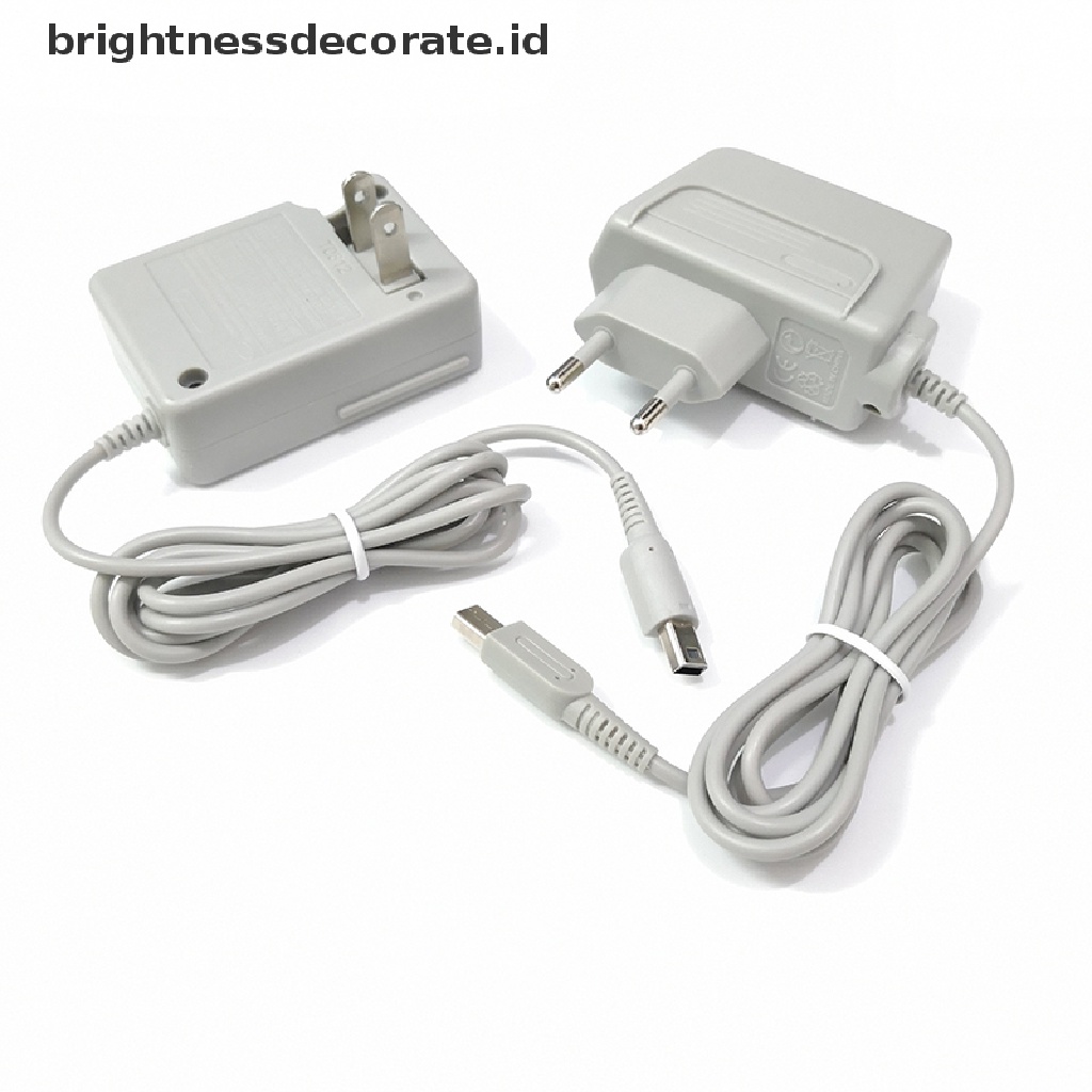 [Birth] Ac 100-240V Adaptor Charger Dinding Power Supply Untuk Nintendo DSL DS Lite NDSL [ID]