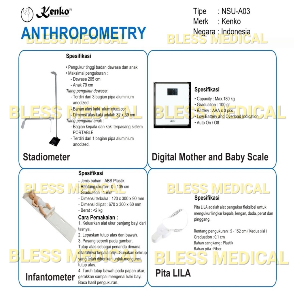 Antropometri Set KNK Antroset KENKO
