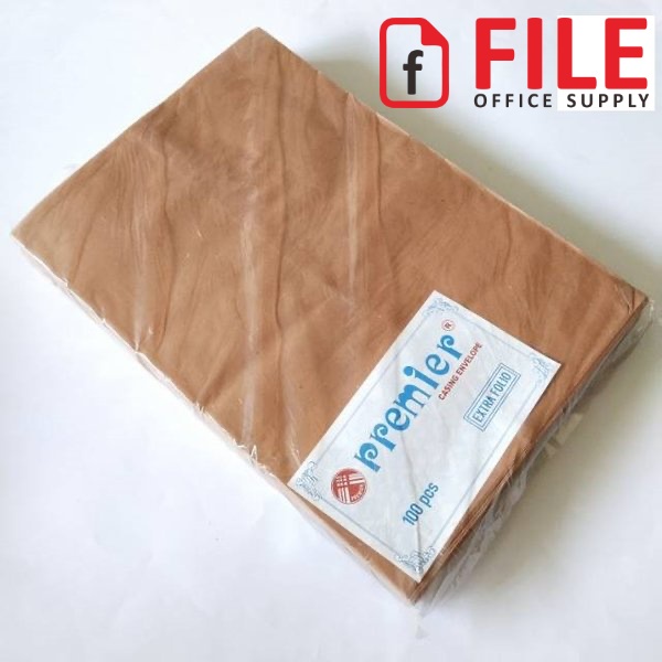 

Amplop Map Kertas Coklat Casing E / Extra Folio (28 x 40 cm) - 100 pcs