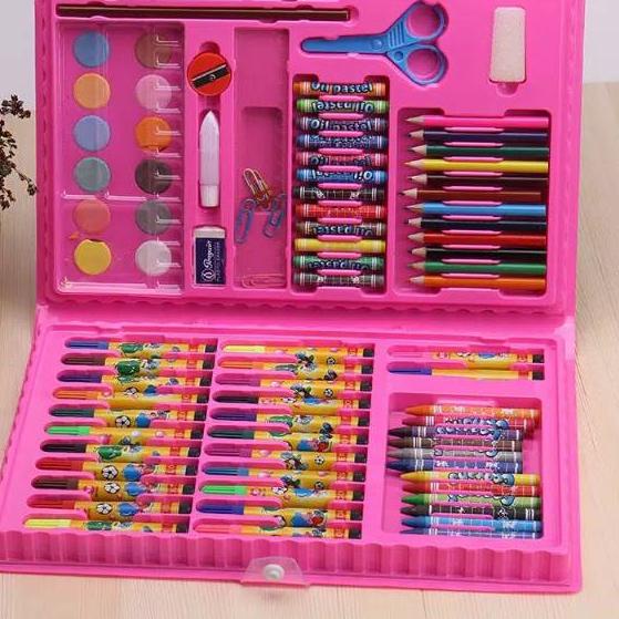 

Limited ス Crayon set / pensil warna 86pcs