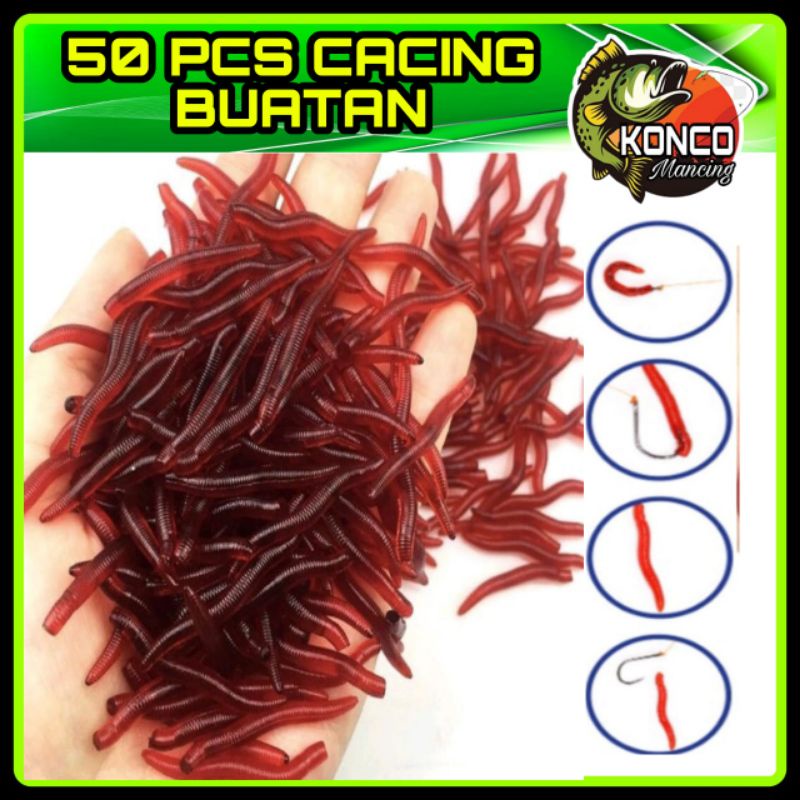 umpan cacing buatan/umpan mancing