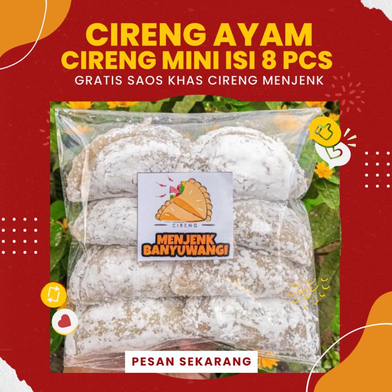 Cireng Isi 8 Ayam Suwir Medium/ || NON MSG / PENGAWET By Cireng Menjenk Banyuwangi