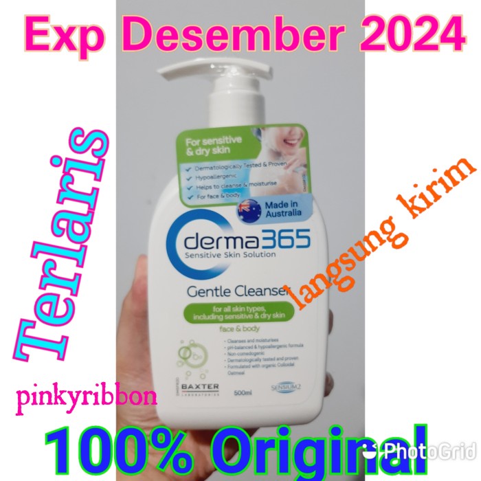 Terbaru  500Ml Derma365 Derma 365 Gentle Cleanser