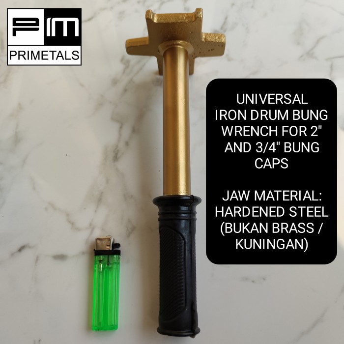 Kunci Drum Plug Lid Cap Opener Kunci Pembuka Tutup Drum Besi 200 209 Liter