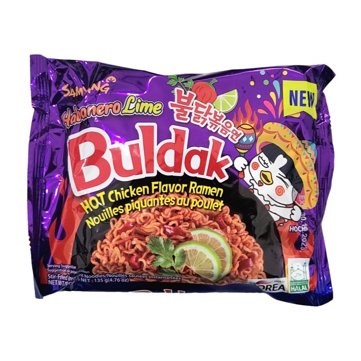 

Samyang Habanero Lime Buldak Hot Chicken Flavour Ramen Halal
