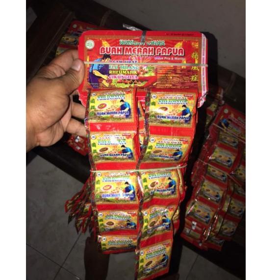 

BEST RATING B910 BUAH MERAH PAPUA KAPSUL NEW 100 %ORIGINAL ISI 20 SASHET ☚