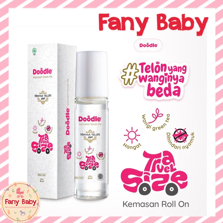 DOODLE TELON OIL GREEN TEA 10ML ROLL ON