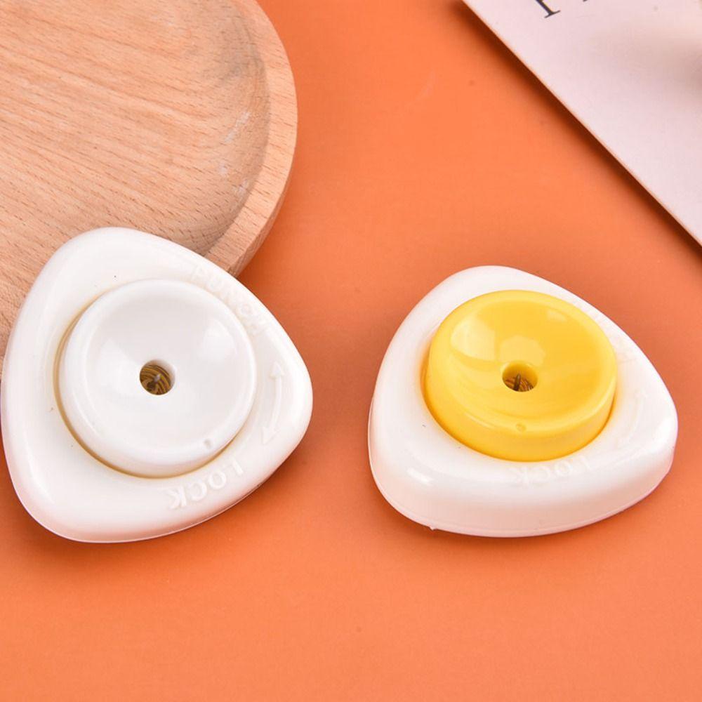 Solighter 2pcs Egg Piercingcer Dengan Pengaman Pengunci Dan Mudah DIY Pembuat Sekat Telur