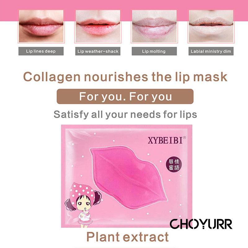 【COD】 Pink Lip Mask / Masker Bibir Collagen / Pelembab Bibir Mulut Kering Pecah Lip Mask Moisturizing Moist Halus Lembut Skin Care Bibir-CH