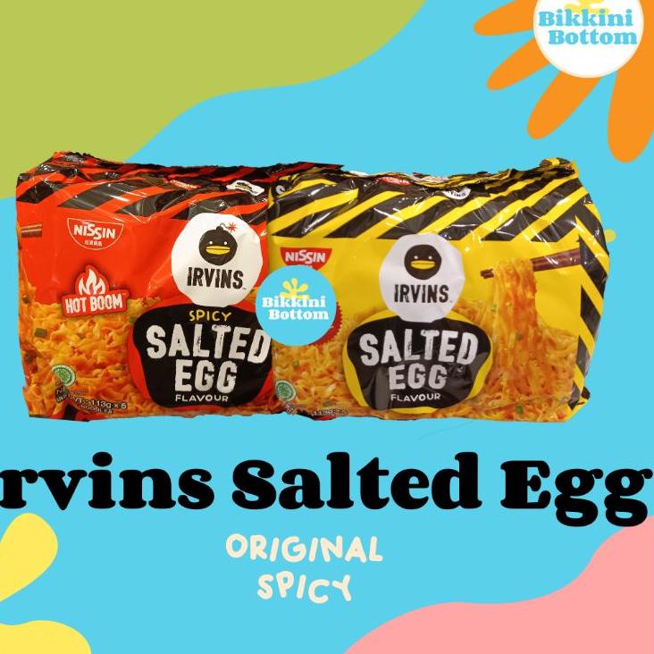 

5.5 COD Nissin Irvin Salted Egg Noodles Halal Ecer