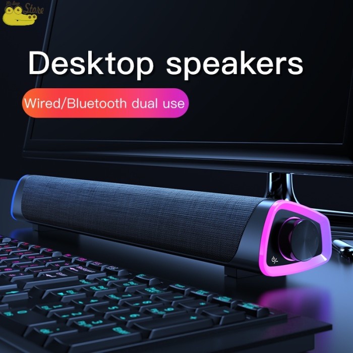 ] Speaker Komputer Bluetooth & Laptop Stereo 3D Surround Subwoofer