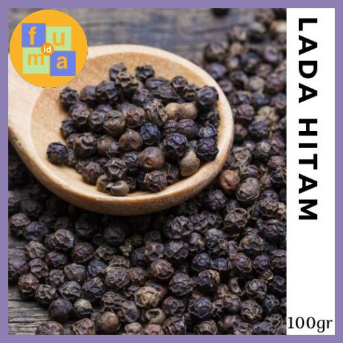 Biji Lada Hitam Utuh 100gr / Whole Black Pepper / Rempah / bumbu dapur