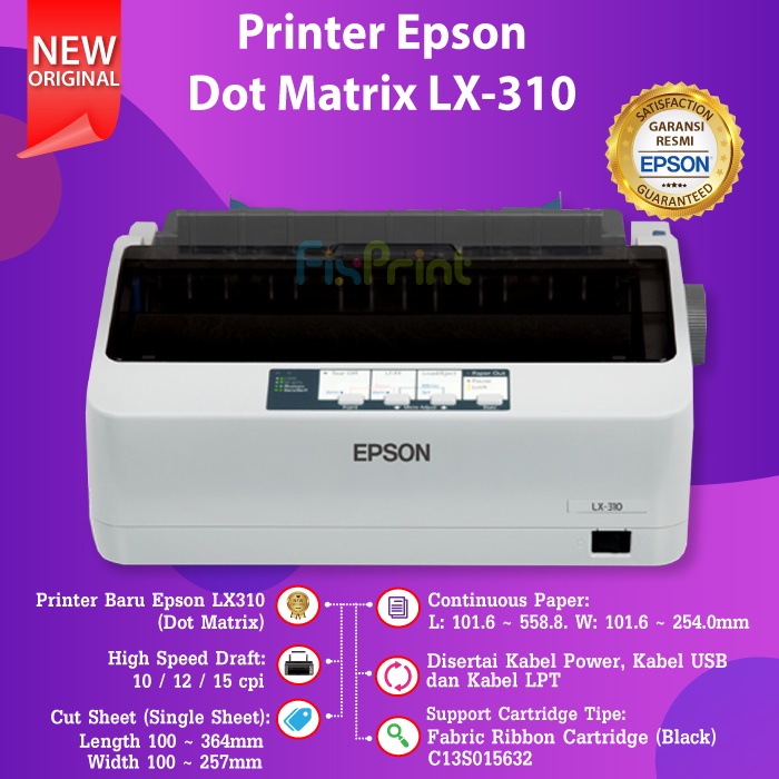 Printer Epson Dot Matrix LQ310 LQ-310 LQ 310