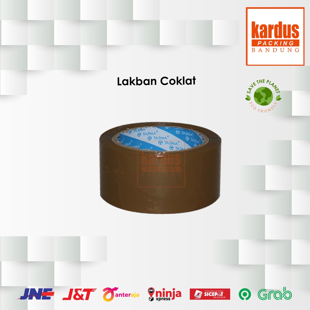 

Lakban Coklat OPP Tape Tebal Murah 48mm x 70 yd x 45 mc