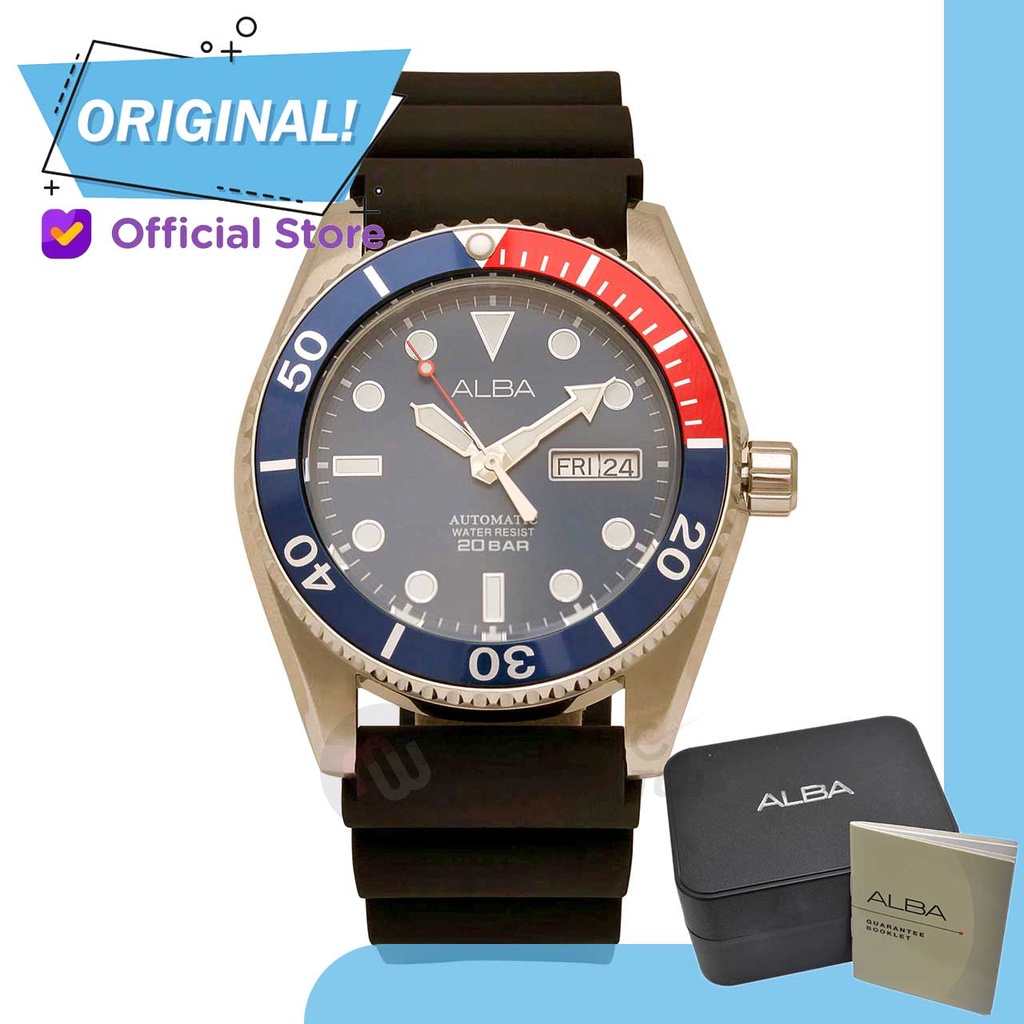 Jam Tangan Pria Automatic ALBA AL4425X1 Original Garansi Resmi
