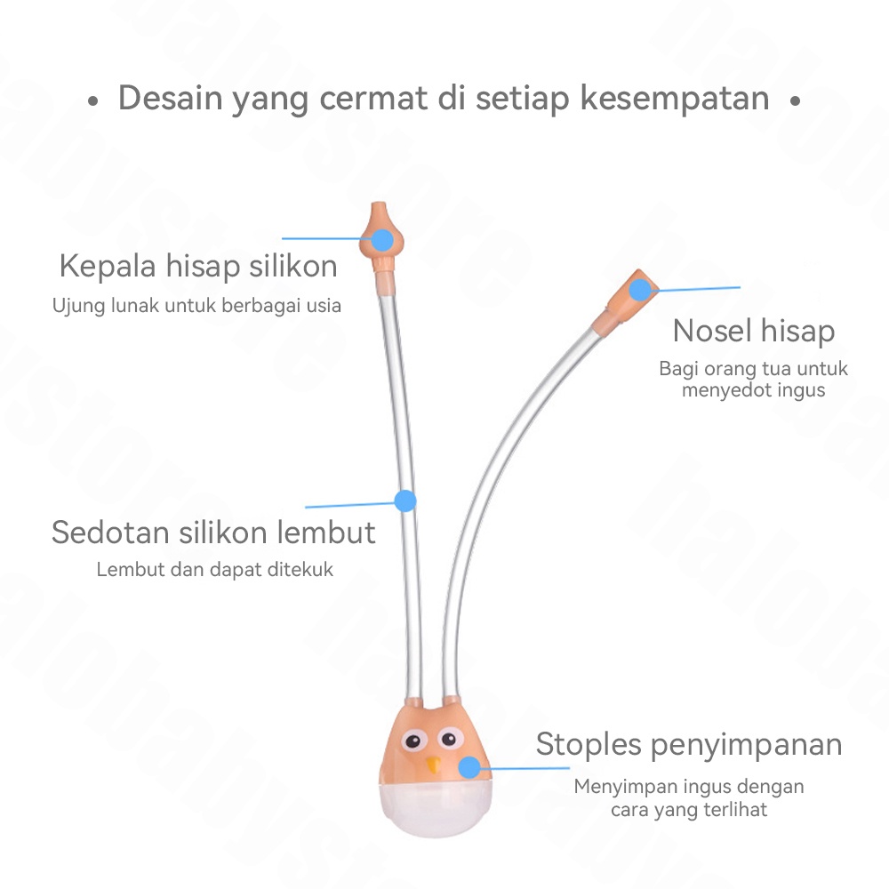 Halo Baby penyedot ingus bayi Nasal Aspirator Alat Sedot/Alat sedot ingus bayi Hidung Bayi  Import Model Selang