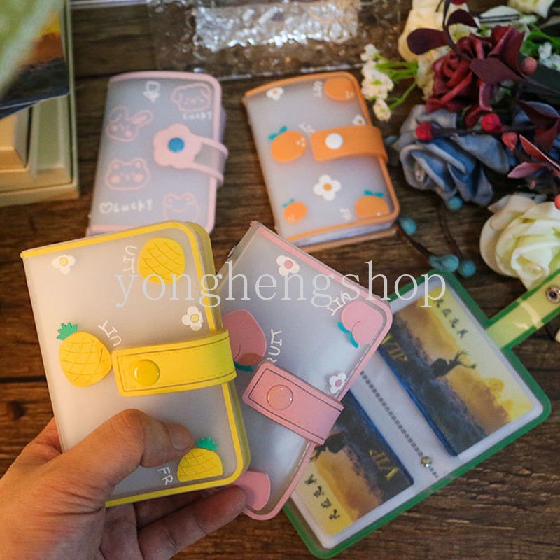 Dompet Kartu Nama / Kredit / Foto 20 Slot Motif Kartun Untuk Wanita