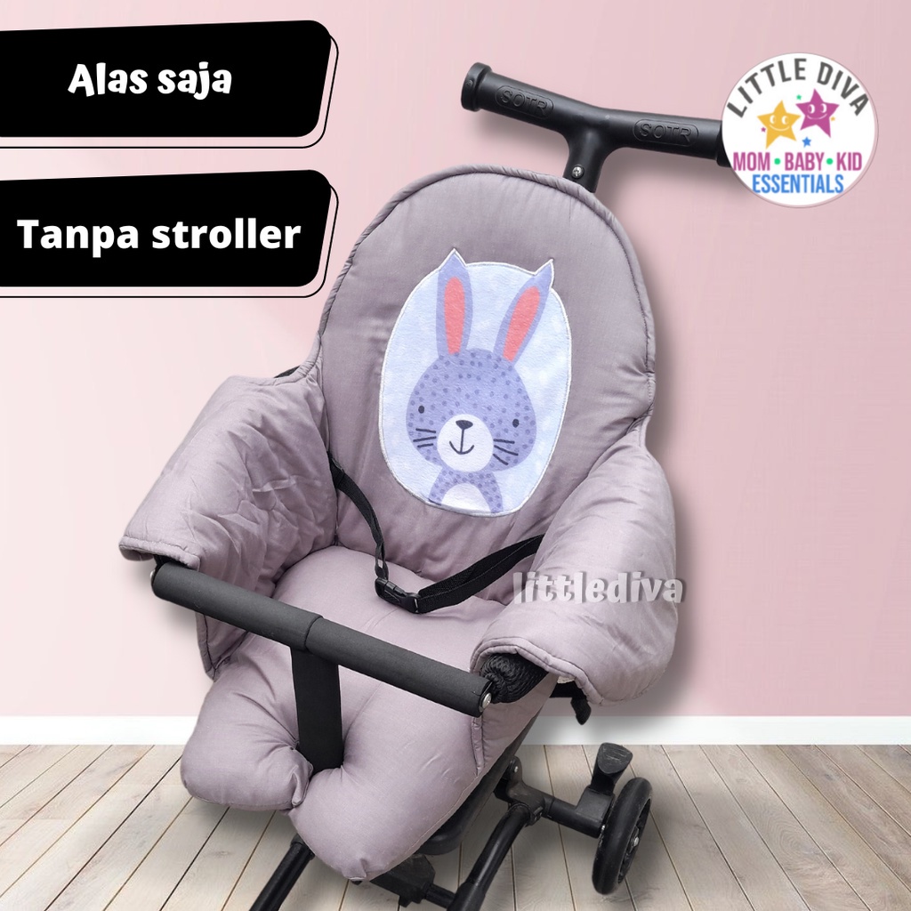 BD RABBIT T4 - BANTALAN / ALAS TRIKE SEGIEMPAT kereta dorong kecil stroler bayi akachan spad