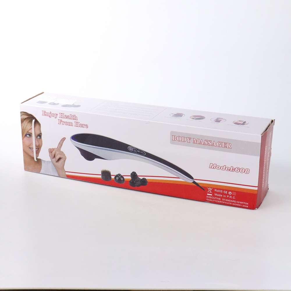 Alat Pijat Elektrik Pundak Punggung Infrared Massager - 608 - K1HR01BK Black