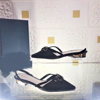 ZR Classic Flats Mule with Gems 1701