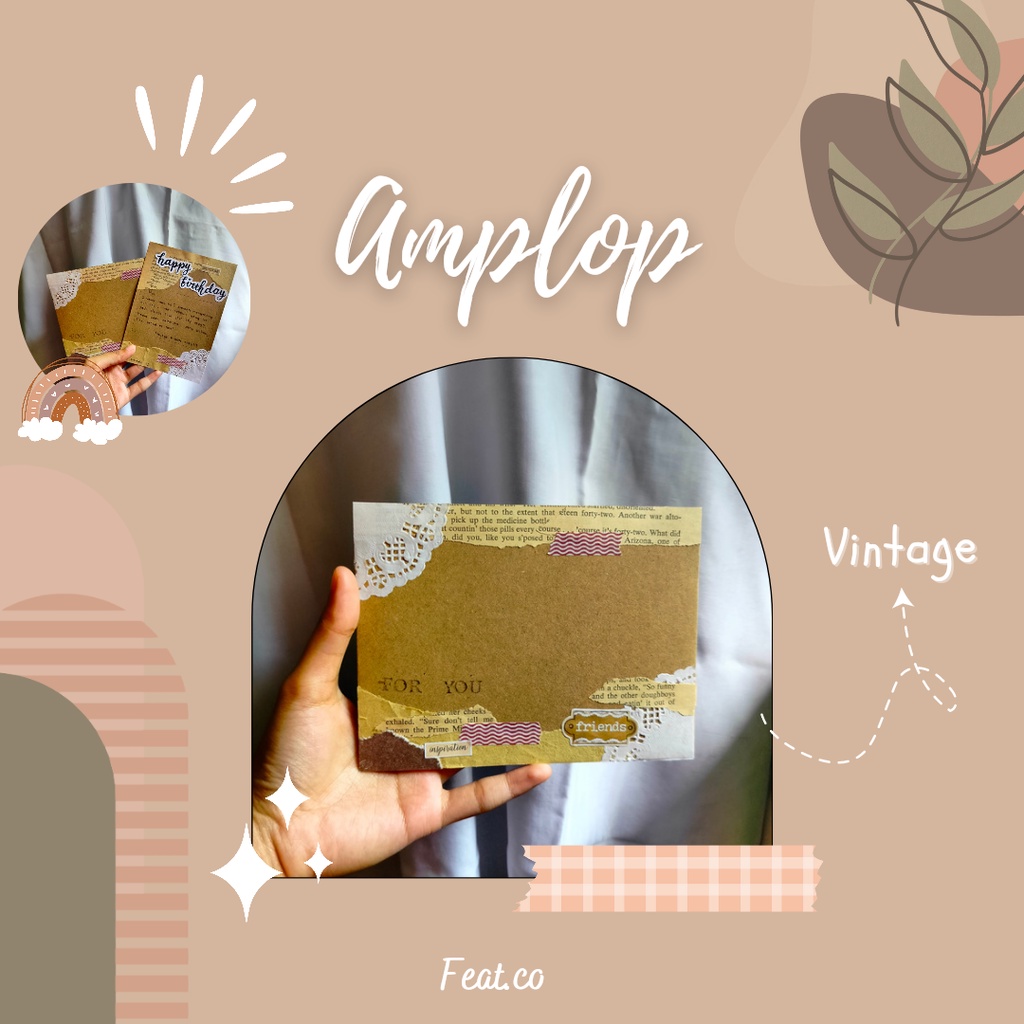 

Amplop Coklat Vintage ala Penpal