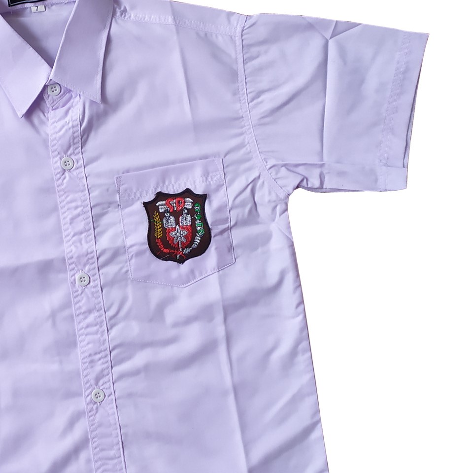 Baju Seragam Sekolah SD, Kemeja Putih Lengan PENDEK