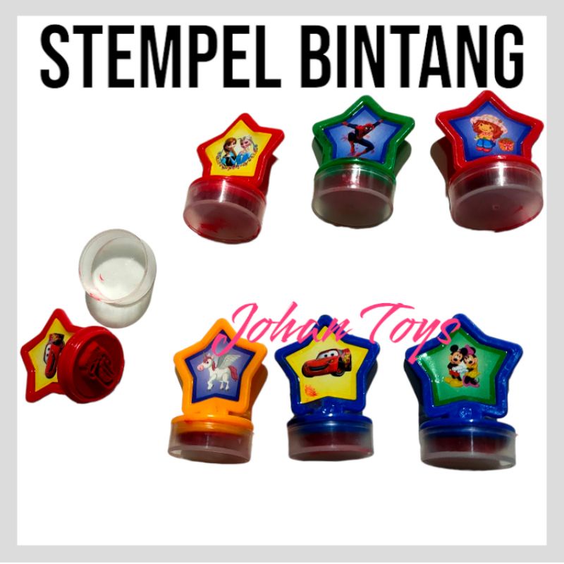 Stempel Bintang isi 200Pcs Grosir