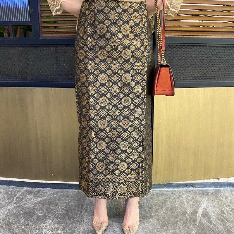 Rok songket span palembang / rok songket jadi / rok songket kebaya / bawahan songket premium / kain 