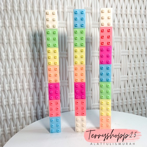 

Highlighter Susun Model Lego Isi 5 Stabillo Susun Bisa COD