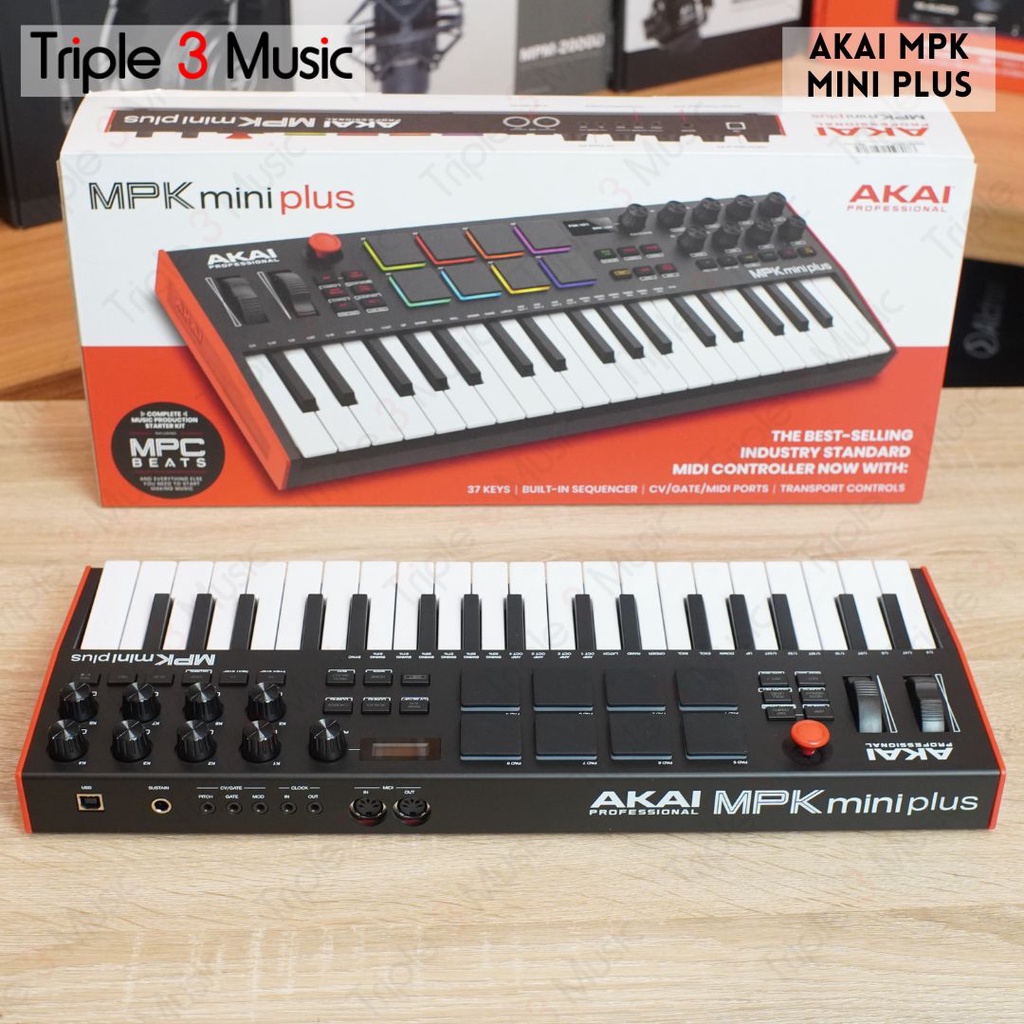 AKAI MPK MINI PLUS 37 keys ORIGINAL Midi Controller