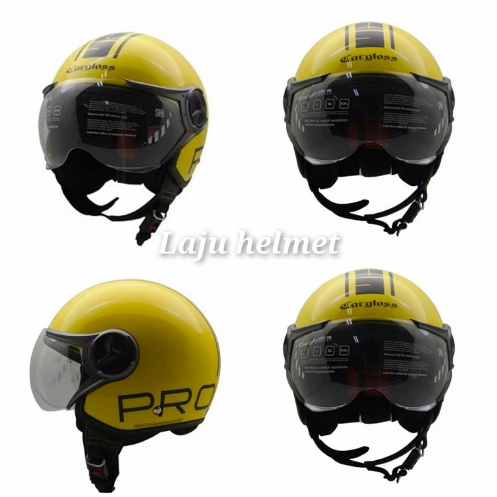 Helm Cargloss Carglos Yr Hc Ghotic Pilot Visor Protect