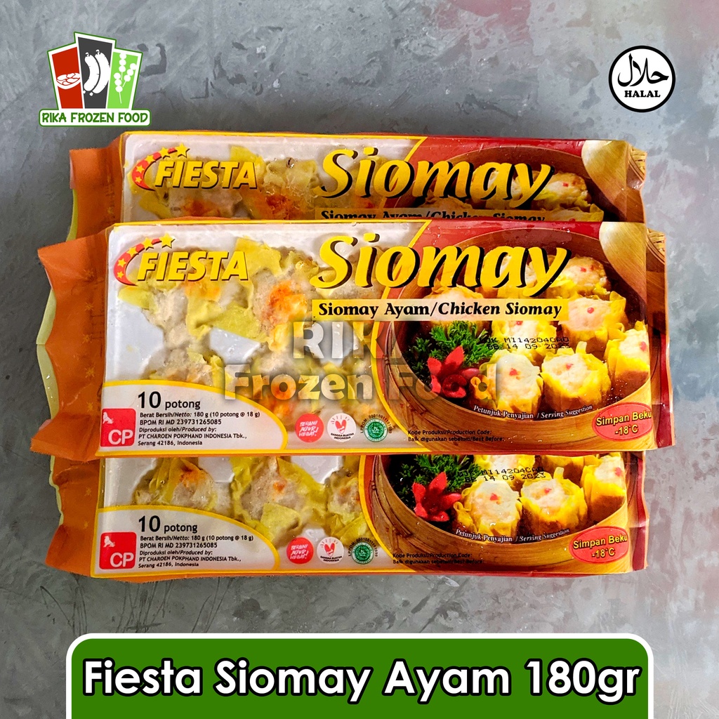 

Fiesta Dimsum / Siomay Ayam 180 gr isi 10