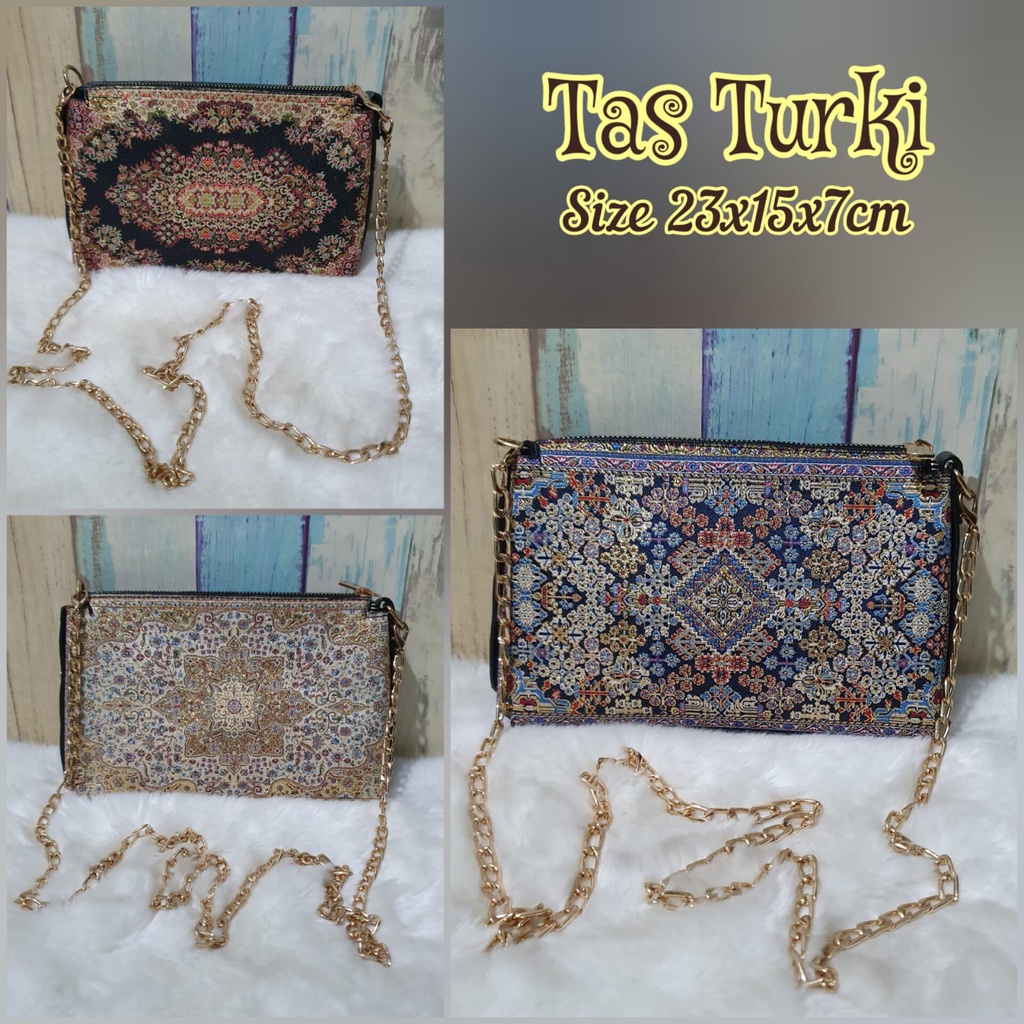 Tas Turki Tali Rantai | Tas Turki Wanita | Tas Import Turki