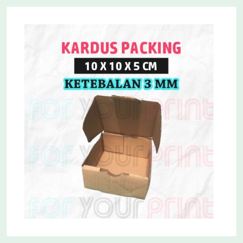 

KARDUS PACKING / DUS HAMPERS UKURAN 10X10X5 CM