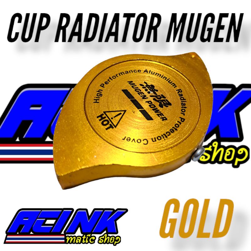 0TUTUP CAP RADIATOR MUGEN FULL CNC NMAX AEROX PCX VARIO CBR