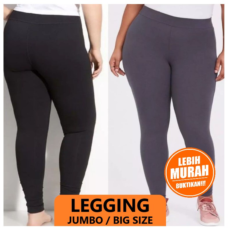 Legging Spandek Jumbo Size XXXL - Celana Leging Panjang Bahan Spandek Big Size