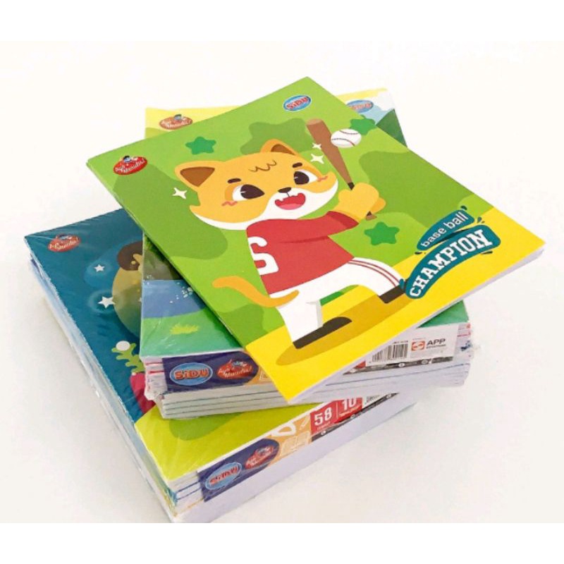 

HJK Buku Tulis SIDU 58 lembar ( 1 pack isi 10 pcs buku)