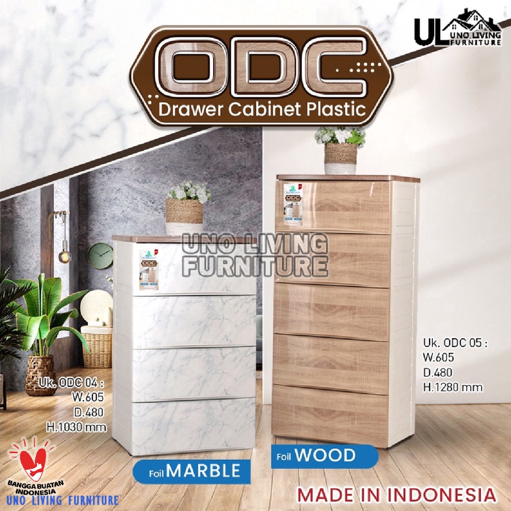 LEMARI PAKAIAN PLASTIK OLYMPLAST LACI ODC MARBLE ODC WOOD ODC MODERN ODC 4 SUSUN ODC 5 SUSUN